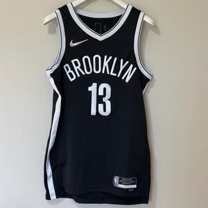 Men's Brooklyn Nets James Harden Nike Swingman Jersey-ICONIC